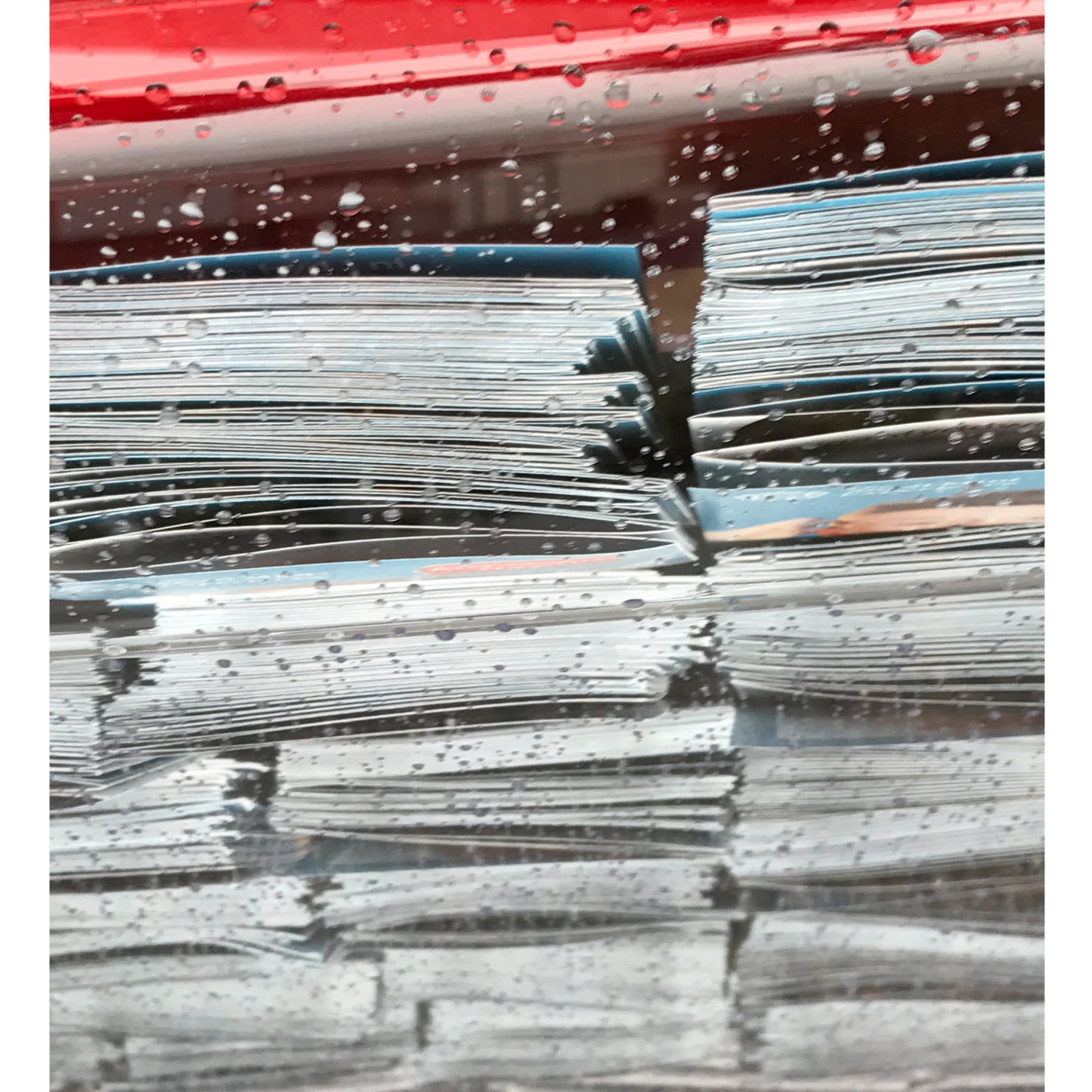 12 Tier Outdoors Floor Standing Brochures Literature Display | Freestanding Weatherproof Literature Dispenser
