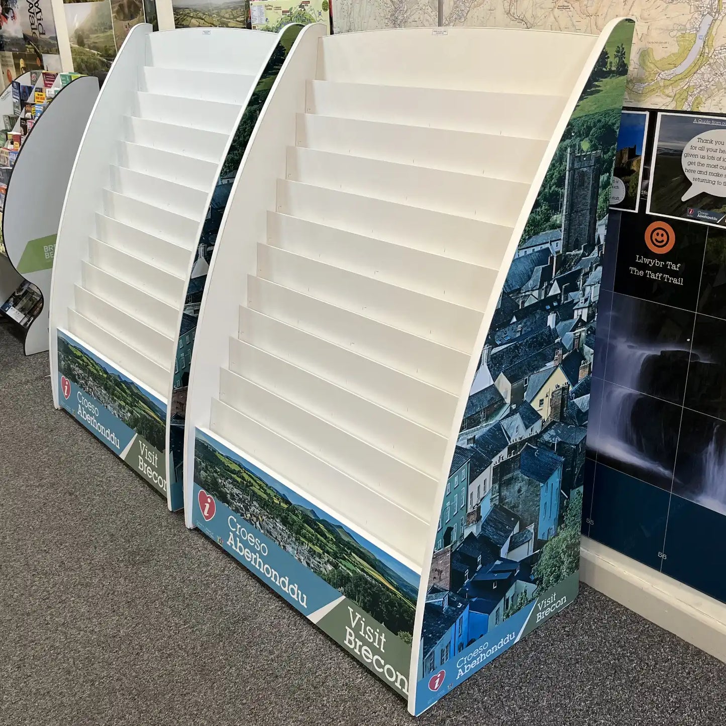 Floor Standing Leaflet Display Stand | 12 Tier | Fully Assembled | Tidystands