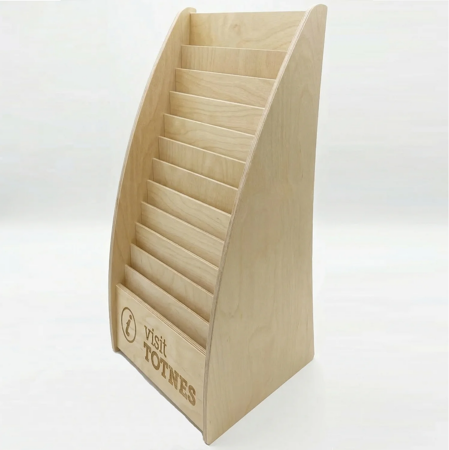 Floor Standing Leaflet Display Stand | 12 Tier | Fully Assembled | Tidystands