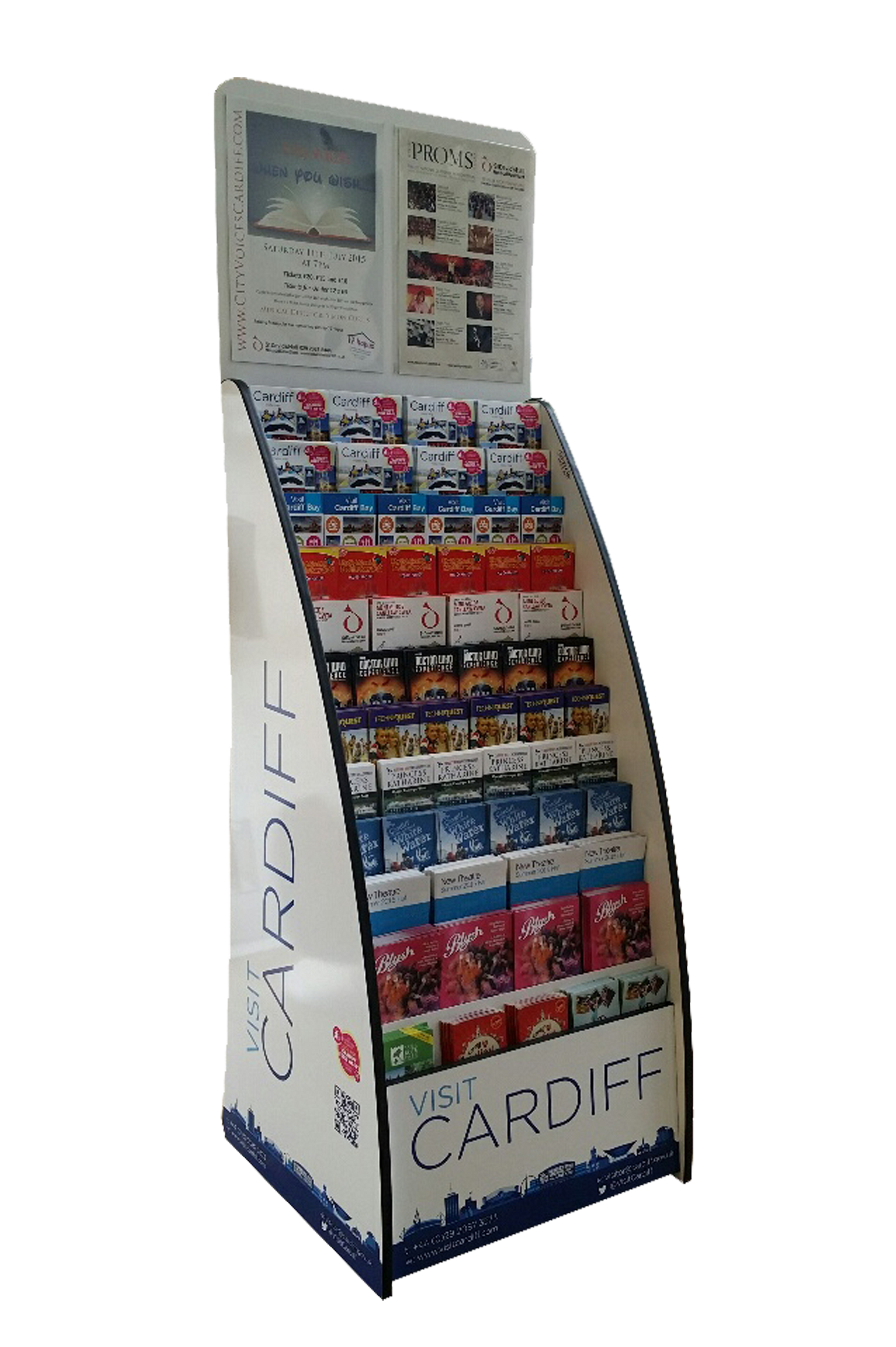 custom floor standing brochures holder
