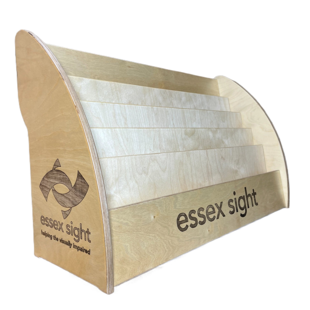 Wooden Countertop Leaflet Display Stand | 5 Tier | Birch Plywood | Fully Assembled | Tidystands