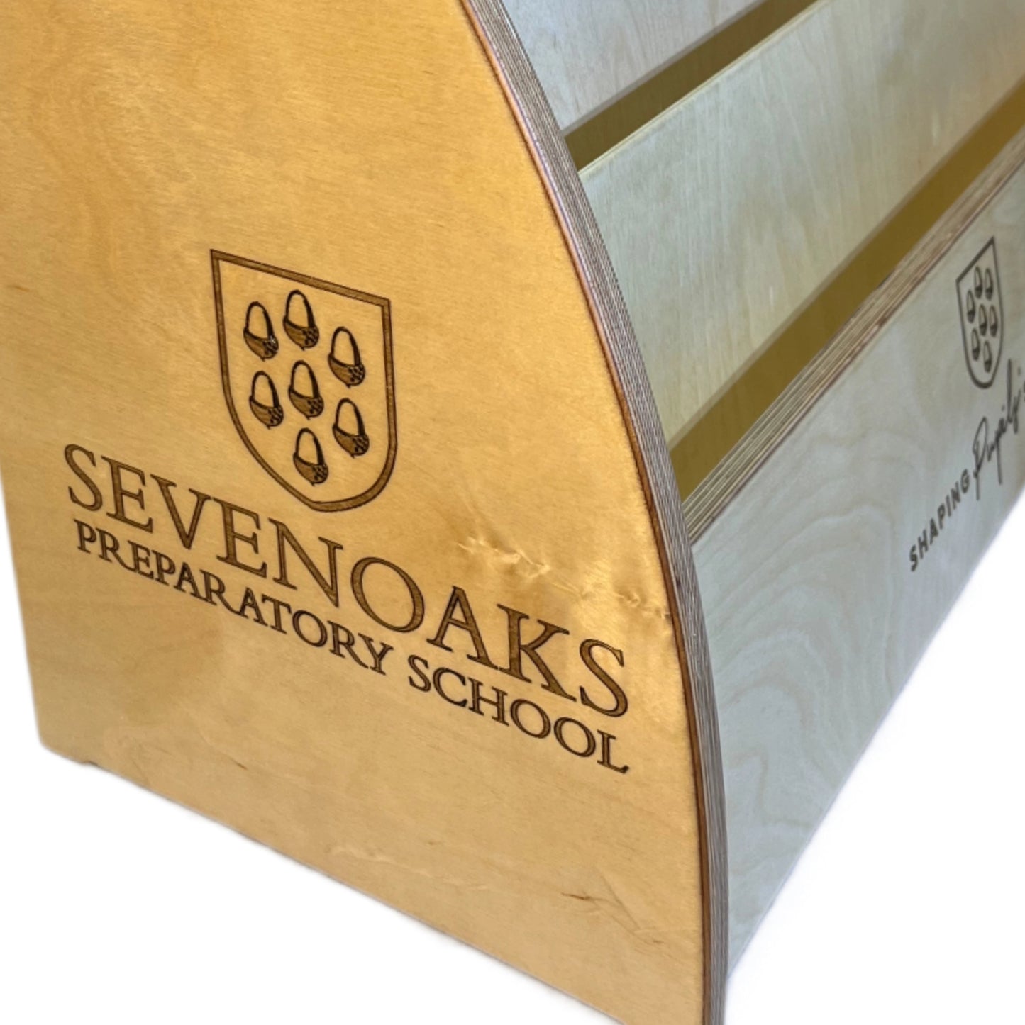 A5 / DL Wooden Desktop Leaflet Display Stand | 5 Tier | Birch Plywood | Fully Assembled | Tidystands