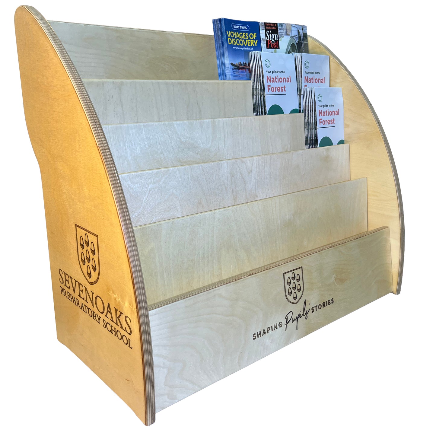 Countertop Leaflet Display Stand | 5 Tier | Fully Assembled | Tidystands